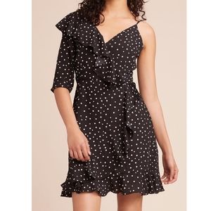 Jack by BB Dakota Polka Dot Black and White Dress NWT